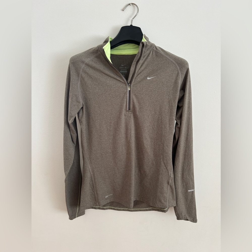 Nike dry-fit half-zip long sleeve top
